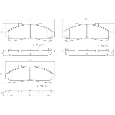 P 24 041 Bremsbelagsatz, Scheibenbremse PRIME LINE P 24 041 Bremsbelagsatz, Scheibenbremse PRIME LINE