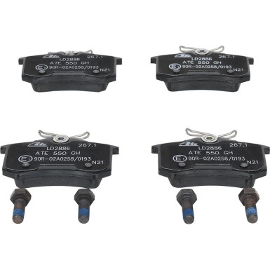 Bremsbelagsatz, Scheibenbremse ATE Ceramic 13.0470-2886.2