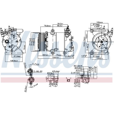 89571 Kompressor, Klimaanlage ** FIRST FIT **