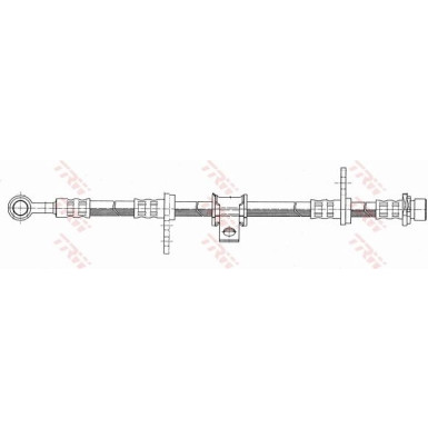 TRW | Bremsschlauch | PHD101