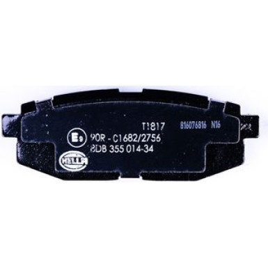 Hella | Bremsbelagsatz, Scheibenbremse | 8DB 355 014-341