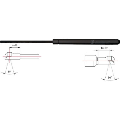 2110631 Gasfeder, Koffer-/Laderaum GREENPARTS