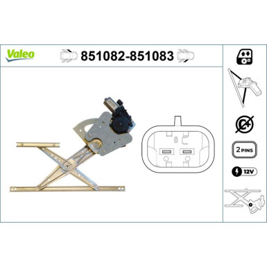 Valeo | Fensterheber | 851082