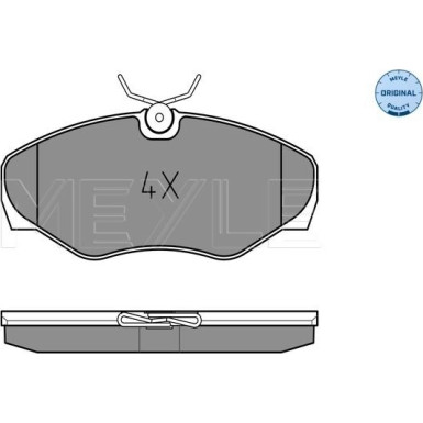 025 230 9918 Bremsbelagsatz, Scheibenbremse MEYLE-ORIGINAL: True to OE.