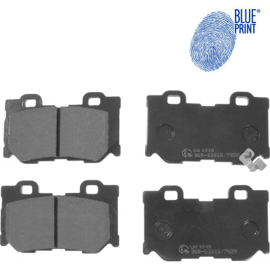 Blue Print | Bremsbelagsatz, Scheibenbremse | ADN142149