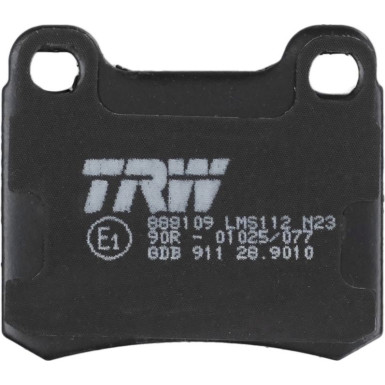 TRW | Bremsbelagsatz, Scheibenbremse | GDB911