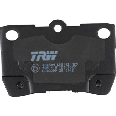 TRW | Bremsbelagsatz, Scheibenbremse | GDB3399