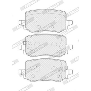 Ferodo | Bremsbelagsatz, Scheibenbremse | FDB5459