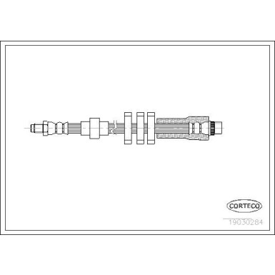 Corteco | Bremsschlauch | 19030284