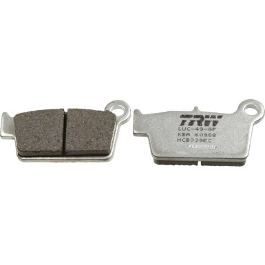 TRW | Bremsbelagsatz, Scheibenbremse | MCB739EC
