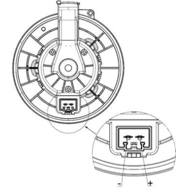 Mahle | Innenraumgebläse | AB 260 000P