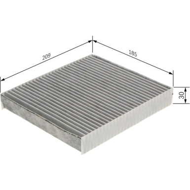 BOSCH 1 987 435 570 Innenraumfilter BOSCH 1 987 435 570 Innenraumfilter