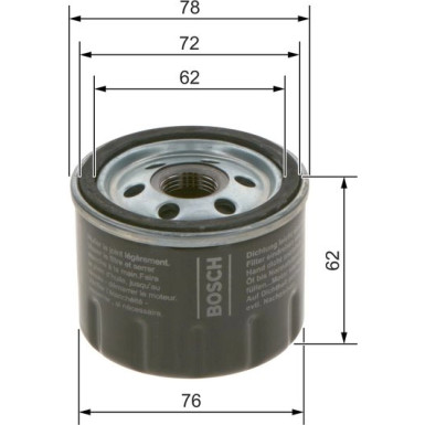 F 026 407 279 Ölfilter