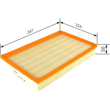 BOSCH F 026 400 477 Luftfilter