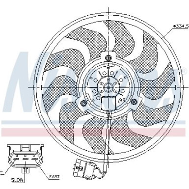 85755 Lüfter, Motorkühlung