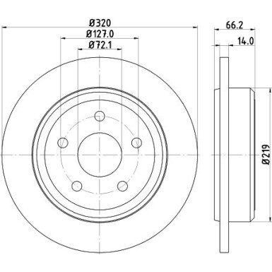 Hella | Bremsscheibe | 8DD 355 115-501