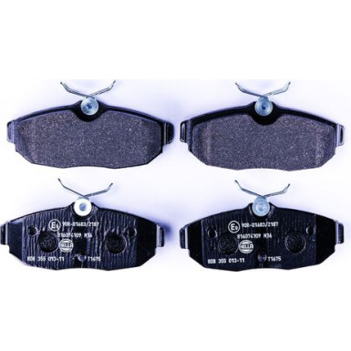 Hella Pagid | Bremsbelagsatz, Scheibenbremse | 8DB 355 013-111