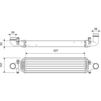 818624 Ladeluftkühler 818624 Ladeluftkühler