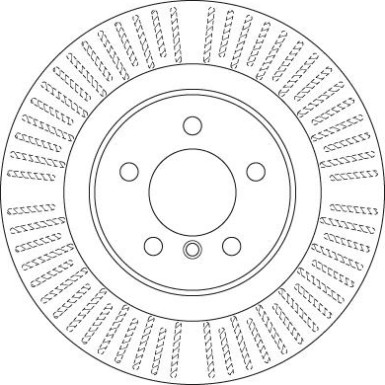 DF6507S Bremsscheibe TRW SINGLE