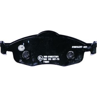 Hella | Bremsbelagsatz, Scheibenbremse | 8DB 355 007-751