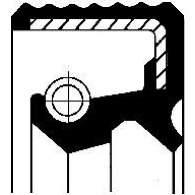 Corteco | Wellendichtring, Verteilergetriebe | 01033426B