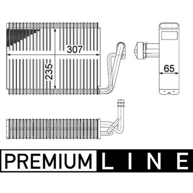Mahle | Verdampfer, Klimaanlage | AE 53 000P