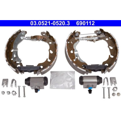 03.0521-0520.3 Bremsbackensatz Original ATE TopKit