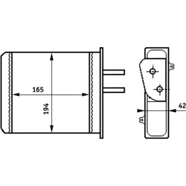 AH 159 000S Wärmetauscher, Innenraumheizung BEHR AH 159 000S Wärmetauscher, Innenraumheizung BEHR