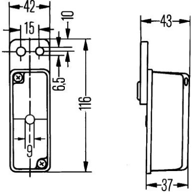 2XS 005 020-091 Umrissleuchte