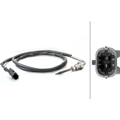 Hella | Sensor, Abgastemperatur | 6PT 014 494-641