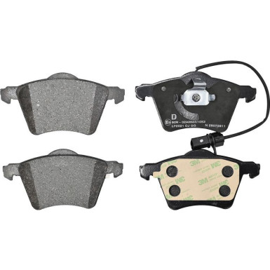 Delphi | Bremsbelagsatz, Scheibenbremse | LP2021