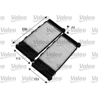 Valeo Filter, Innenraumluft VALEO ESSENTIAL 715575