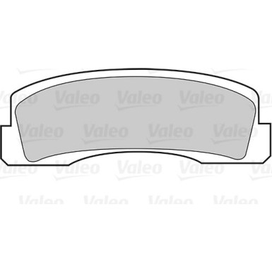 Valeo | Bremsbelagsatz, Scheibenbremse | 301389