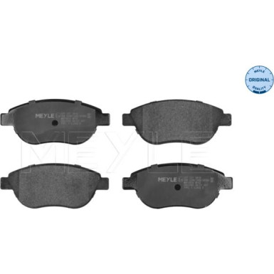 025 237 0819 Bremsbelagsatz, Scheibenbremse MEYLE-ORIGINAL: True to OE.