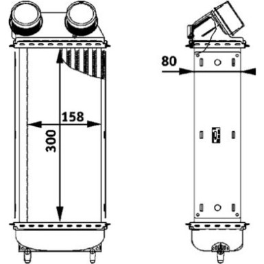 Mahle | Ladeluftkühler | CI 86 000P