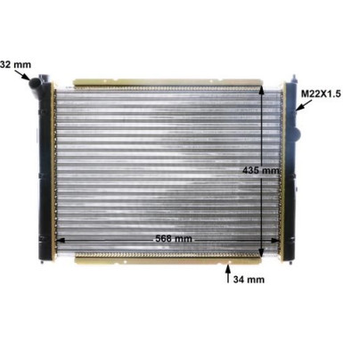 CR 361 000S Kühler, Motorkühlung BEHR