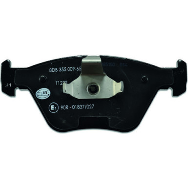 Hella | Bremsbelagsatz, Scheibenbremse | 8DB 355 009-651