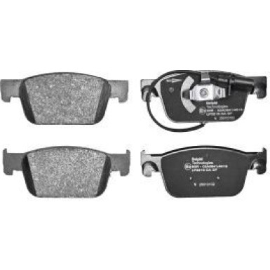 Delphi Bremsbelagsatz, Scheibenbremse LP3219 Delphi Bremsbelagsatz, Scheibenbremse LP3219