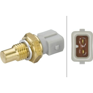 Hella | Sensor, Kühlmitteltemperatur | 6PT 009 309-301