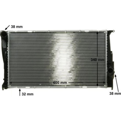 CR 1085 000P Kühler, Motorkühlung BEHR *** PREMIUM LINE ***