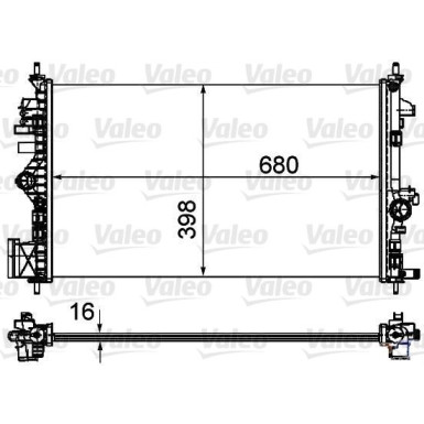 Valeo | Kühler, Motorkühlung | 735485