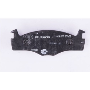 Hella | Bremsbelagsatz, Scheibenbremse | 8DB 355 006-381