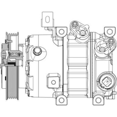 Mahle | Kompressor, Klimaanlage | ACP 638 000P