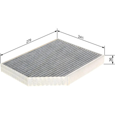 BOSCH 1 987 432 369 Innenraumfilter FILTER+ BOSCH 1 987 432 369 Innenraumfilter FILTER+