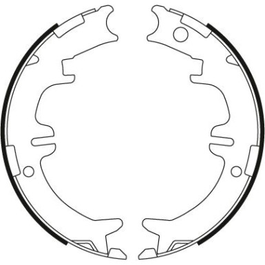 GS8446 Bremsbackensatz, Feststellbremse