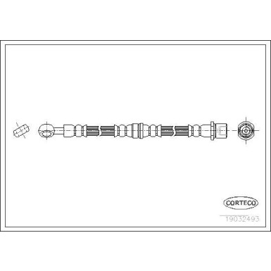 Corteco | Bremsschlauch | 19032493