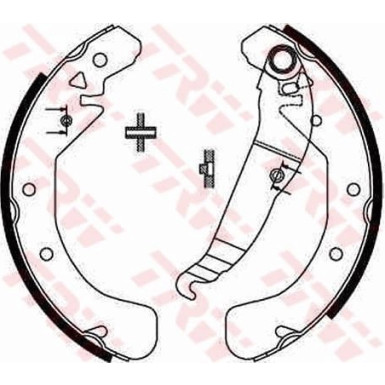 GS8637 Bremsbackensatz