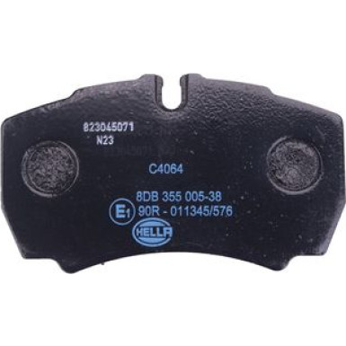Hella | Bremsbelagsatz, Scheibenbremse | 8DB 355 005-381