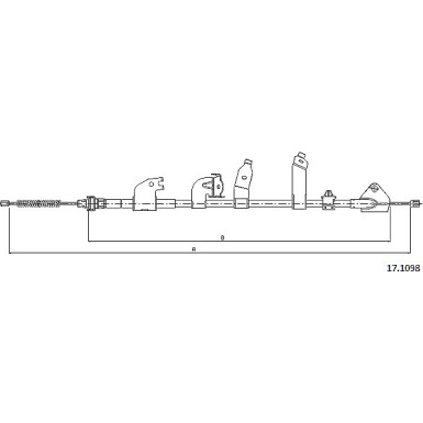 17.1098 Seilzug, Feststellbremse