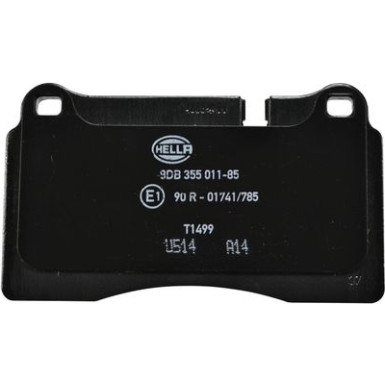 Hella | Bremsbelagsatz, Scheibenbremse | 8DB 355 011-851